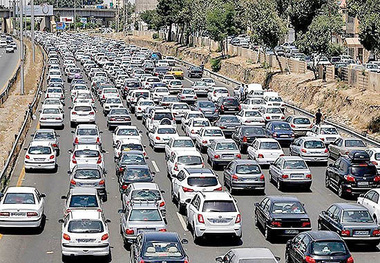 ترافیک پر حجم و نیمه سنگین در جاده های مازندران