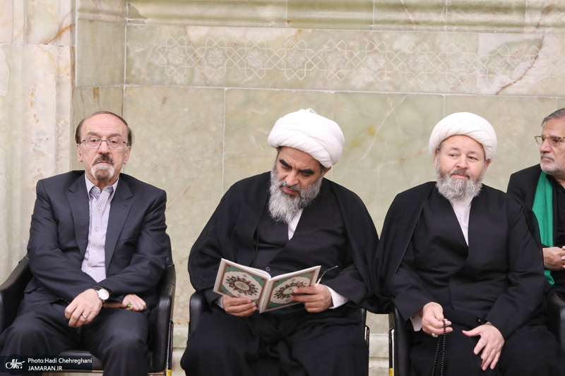 مراسم بزرگداشت مرحوم حاج محمد تقی انصاریان‎ در مسجد اعظم قم