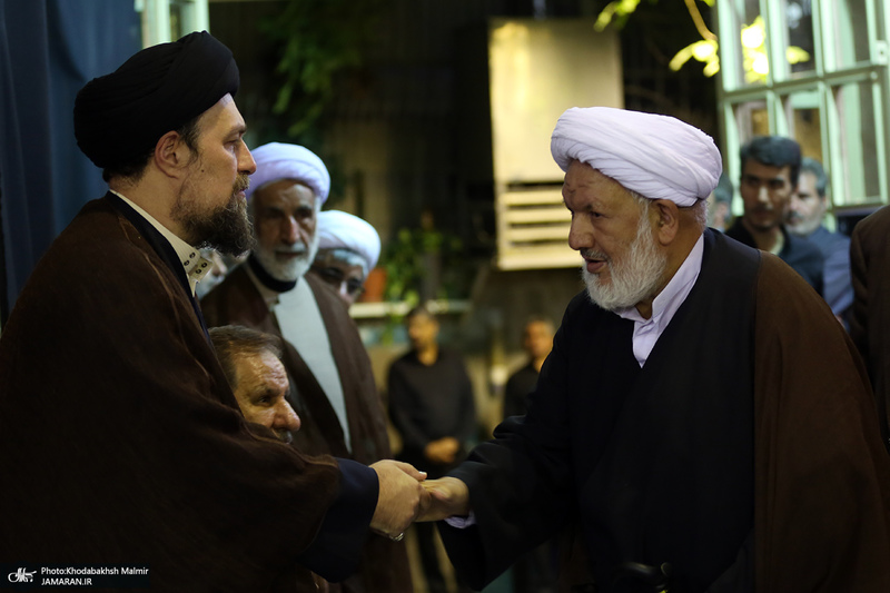 مراسم بزرگداشت آیت الله حسن صانعی (ره) در حسینیه جماران -1