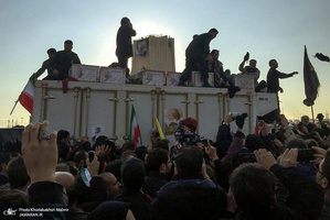 حضور میلیون ها تهرانی در تشییع پیکر مطهر سردار قاسم سلیمانی - 12