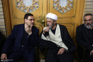 مراسم چهلم شهیدان لاریجانی در حرم مطهر حضرت معصومه (س) -2