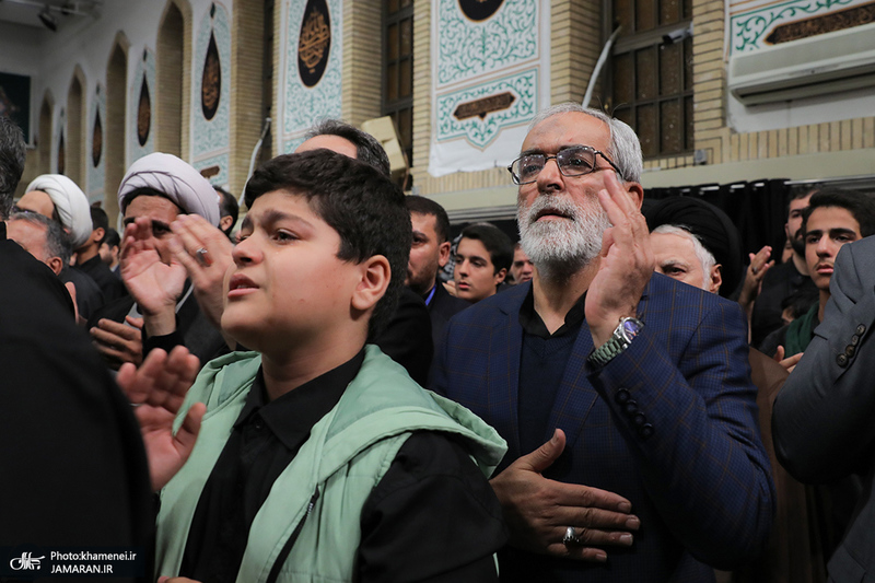 مراسم عزاداری شب شهادت حضرت زهرا (س) در حسینیه امام خمینی(ره)