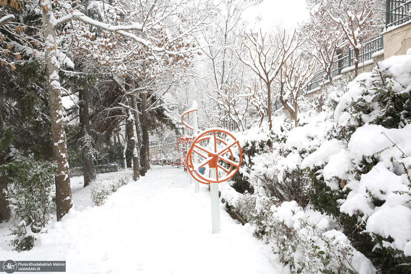 بارش برف در تهران