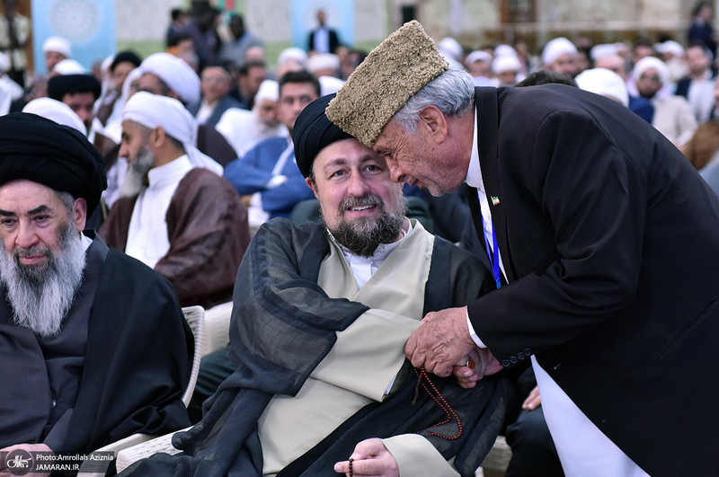 تجدید میثاق مهمانان سی و نهمین اجلاس وحدت اسلامی با آرمان‌های امام خمینی(س) -1