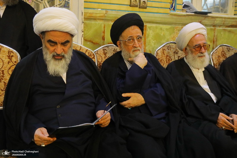 مراسم بزرگداشت همسر مرحوم آیت الله سید حسن طاهری خرم آبادی 