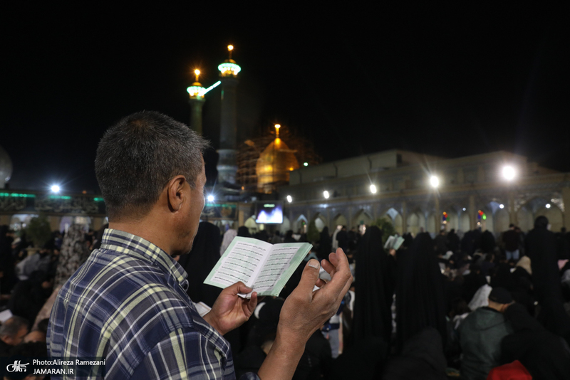 مراسم شب بیست و یکم ماه مبارک رمضان در حرم حضرت عبدالعظیم حسنی (س)