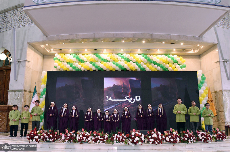 مراسم تجلیل از دانش آموزان برگزیده فرهنگی، هنری و قرآن، عترت و نماز منطقه 19