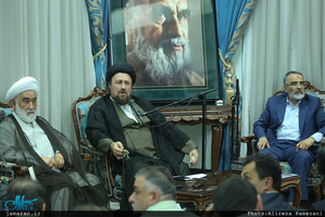 دیدار اعضای ستاد مرکزی بزرگداشت امام خمینی(س) با سید حسن خمینی