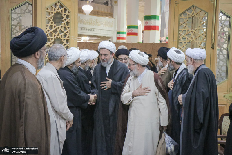 مراسم بزرگداشت آیت‌الله العظمی فیاض در حرم مطهر حضرت معصومه (س)