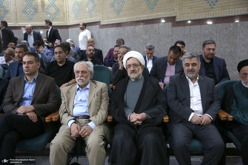 مراسم یادبود حاجیه خانم خدیجه خاتمی در مسجد امیرالمومنین (ع) -1