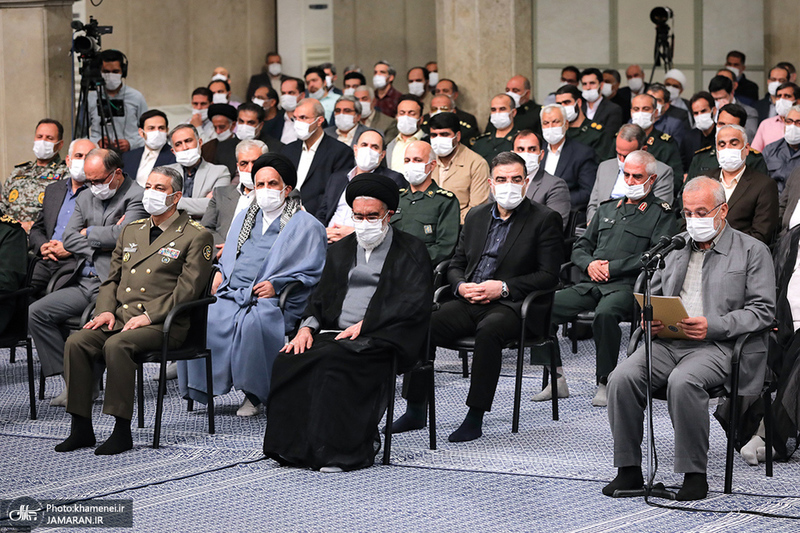 دیدار دست‌اندرکاران کنگره شهدای استان قم با رهبر معظم انقلاب