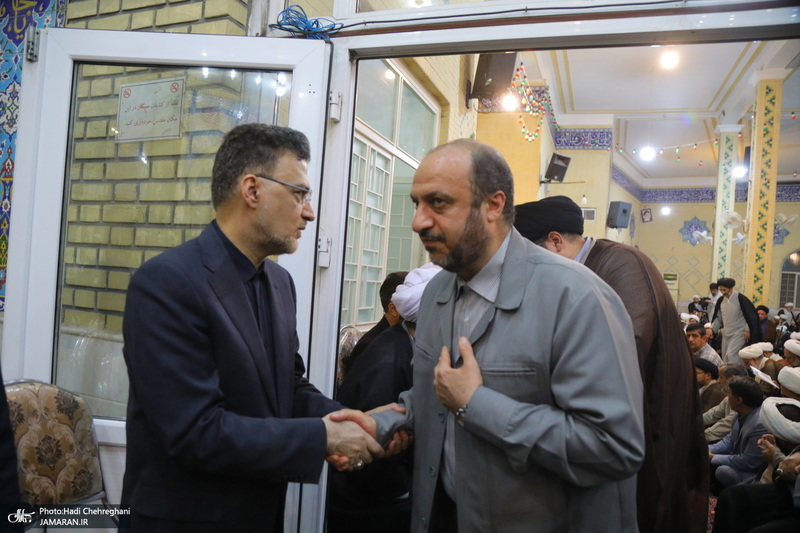 مراسم ترحیم آیت الله العظمی محفوظی (ره) در مسجد رفعت قم