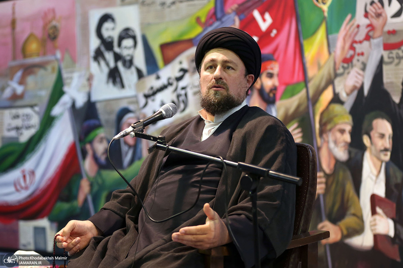 دیدار جمعی از معاونین و سفرای سابق وزارت خارجه‎‎ با سید حسن خمینی