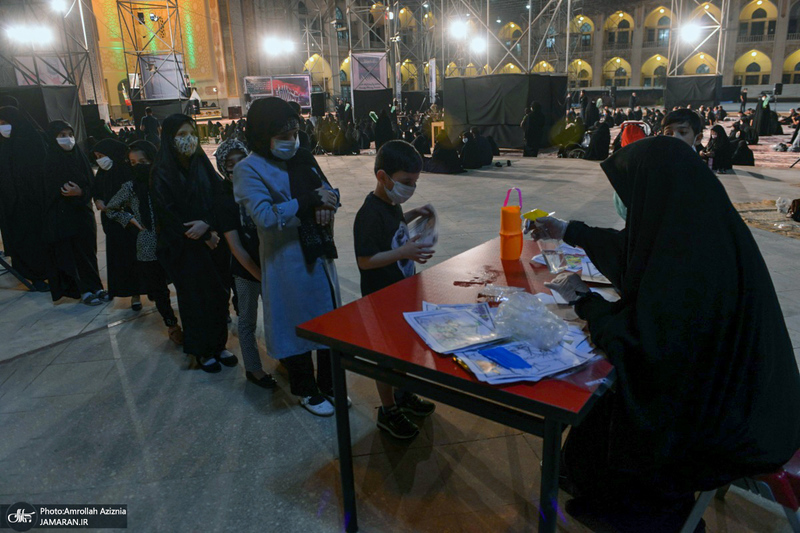 عزاداری شب سوم محرم در حرم مطهر امام خمینی(س)