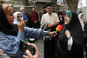 مرحله دوم انتخابات ریاست جمهوری چهاردهم در حسینیه جماران - 3