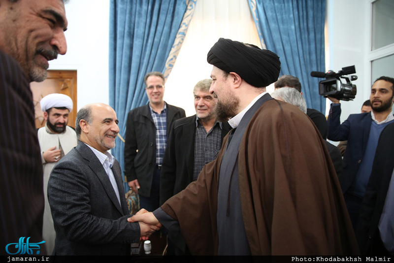 دیدار رئیس و جمعی از کارکنان دیوان محاسبات کشور با سید حسن خمینی