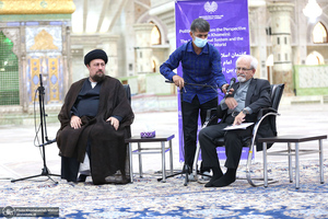 کنفرانس بین‌المللی گفتمان سیاسی از دیدگاه امام خمینی؛ نظام بین الملل و مسایل جهان اسلام / ظریف سید حسن خمینی
