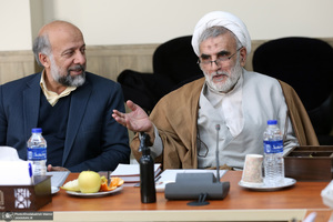 جلسه شورای فرهنگی با حضور رئیس موسسه تنظیم ونشر آثار امام خمینی (س)