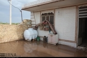 هفت تاسیسات آبرسانی در شهرستان شوش زیر آب رفته است