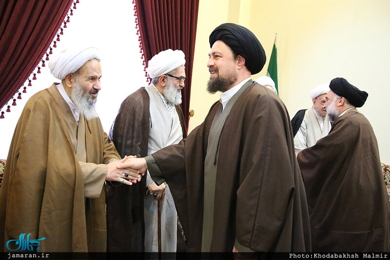 حاشیه تجدید میثاق هیأت رئیسه و اعضای مجلس خبرگان رهبری با آرمان های امام خمینی (س)