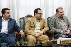 دیدار اعضای هیات مدیره مناطق گازرسانی شهر تهران با سید حسن خمینی