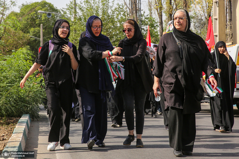 مراسم وداع با رهبر شهید انقلاب در مصلی تهران -2