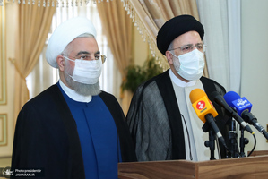 دیدار روحانی با سیدابراهیم رییسی رییس جمهور منتخب