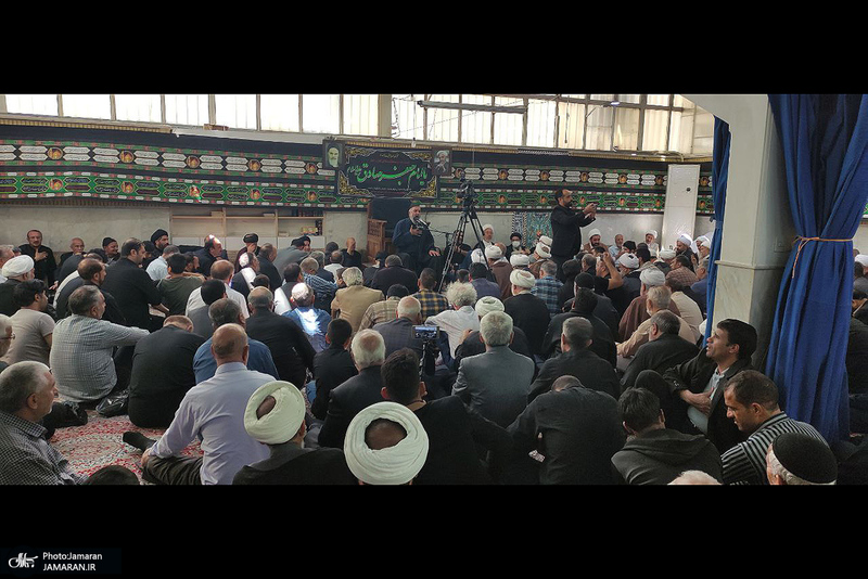 مراسم عزاداری شهادت امام صادق (ع)  در بیت آیت الله العظمی صانعی (ره)