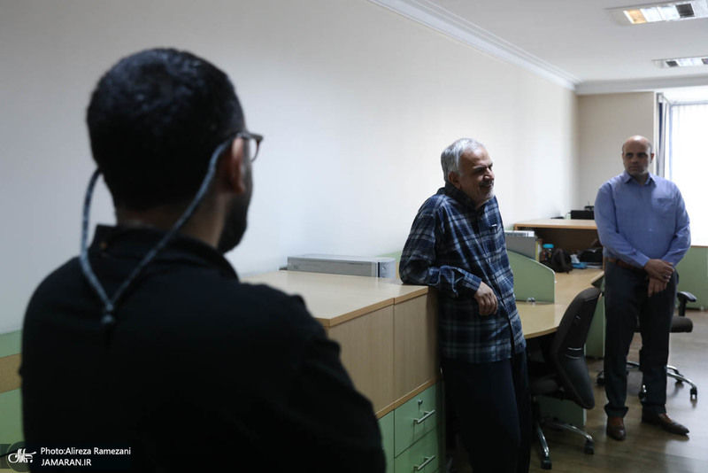 بازدید احمد مسجد جامعی از پایگاه خبری جماران