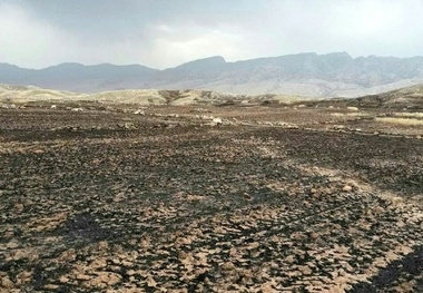 آتش سوزی مزارع کشاورزی در روستاهای ممسنی