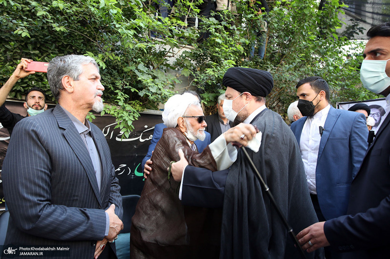 مراسم تشییع پیکر حجت الاسلام و المسلمین سید محمود دعایی از موسسه اطلاعات