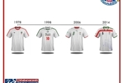  پیراهن‌ تیم ملی ایران در ادوار مختلف جام‌ جهانی+ عکس