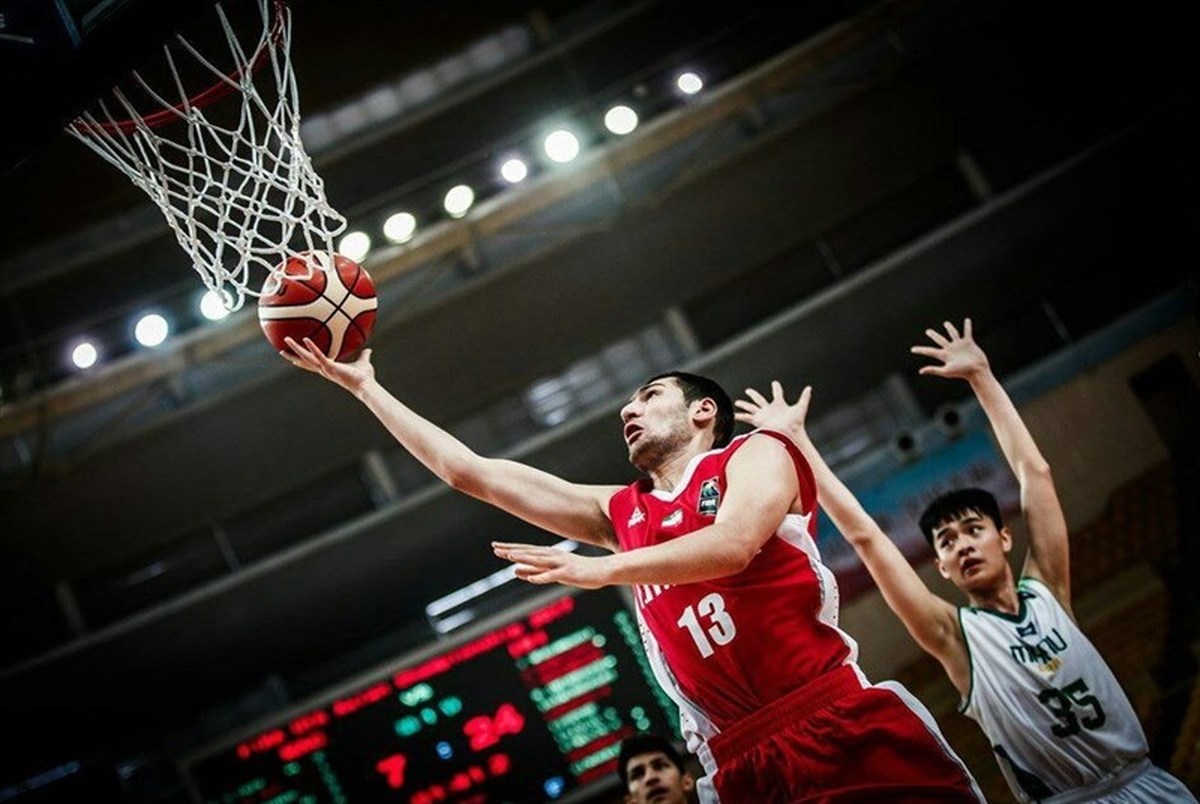 هفتمی تیم ملی بسکتبال نوجوانان در آسیا با برد لبنان
