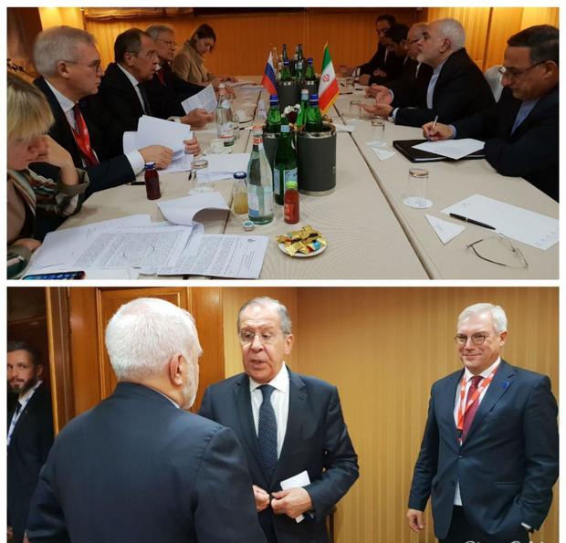 دیدار ظریف با وزیر خارجه روسیه