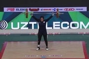  نخستین مدال جهانی تاریخ وزنه برداری بانوان ایران به یکتا جمالی رسید +عکس و ویدیو