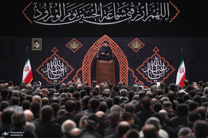 مراسم عزاداری شب تاسوعای حسینی در حسینیه امام خمینی