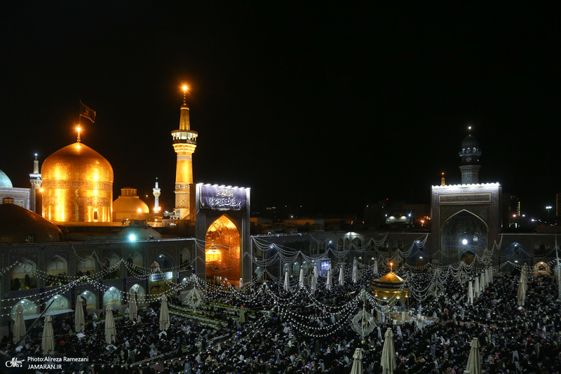 مراسم احیای شب بیست و سوم ماه رمضان در حرم مطهر امام رضا (ع)