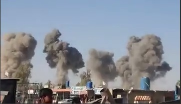 حملات سنگین پاکستان به افغانستان دوباره شروع شد + فیلم