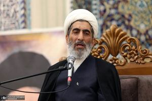 مراسم بزرگداشت آیت الله ری شهری (ره) در مسجد اعظم قم‎