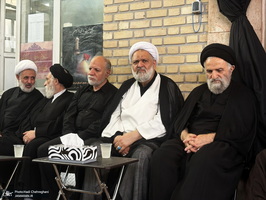 مراسم عزاداری روز تاسوعای حسینی در بیوت مراجع و علماء‎
