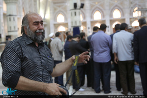 مراسم تشییع پیکر مطهر شهید حمله تروریستی اخیر مازیار سبزعلی در حرم مطهر امام خمینی(س)