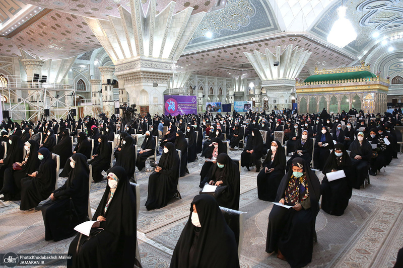 مراسم سالروز میلاد حضرت زهرا(س) و امام خمینی(ره) در حرم مطهر بنیانگذار جمهوری اسلامی ایران