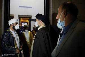 دیدار مهمانان سی و پنجمین کنفرانس وحدت اسلامی با سید حسن خمینی