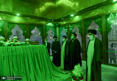 تجدیدمیثاق رئیس قوه قضائیه و مسئولان عالی قضایی با آرمان‌های حضرت امام خمینی(س) 