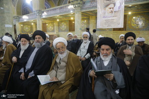 مراسم بزرگداشت آیت الله موسوی بجنوردی (ره) در قم - 1