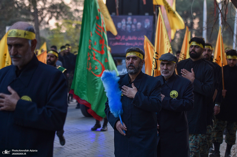 دسته عزاداری هیئت عاشقان ثارالله در حرم مطهر امام خمینی (س)