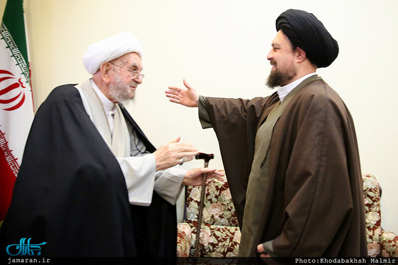 حاشیه تجدید میثاق هیأت رئیسه و اعضای مجلس خبرگان رهبری با آرمان های امام خمینی (س)