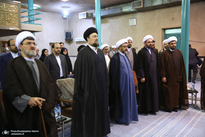 آیین رونمایی از نسخه جدید نرم افزار مجموعه آثار امام خمینی(ره) در حسینیه جماران