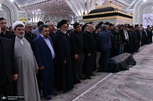 مراسم تشییع و تدفین همسر آیت الله موسوی بجنوردی (ره) -1