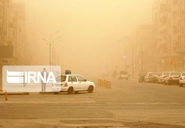 گرد و غبار در آبادان به پنج برابر حد مجاز رسید